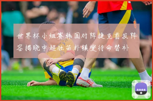 世界杯小组赛韩国对阵捷克首发阵容揭晓中超独苗朴镇燮待命替补